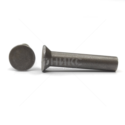 DIN 661 Заклепка забивная под молоток с потайной головкой стальная 4x20 - Оникс