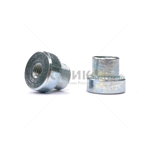 Гайка развальцовочная круглая, RHB, оцинкованная, под лист 2.5 мм., М3x12 - Оникс