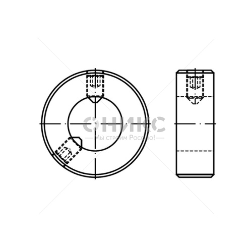 DIN 703 Кольцо установочное, регулировочное D52 - Оникс
